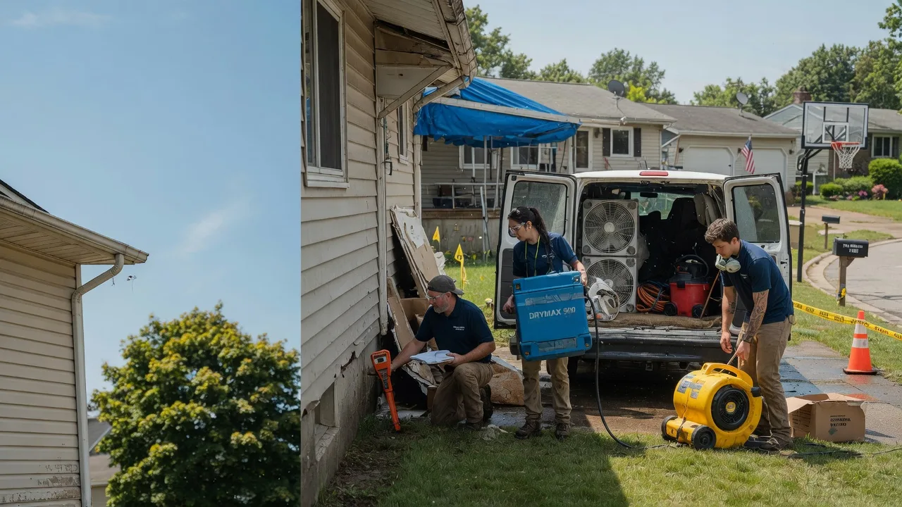 Ceiling Leak Cleanup in New Brighton, PA near me